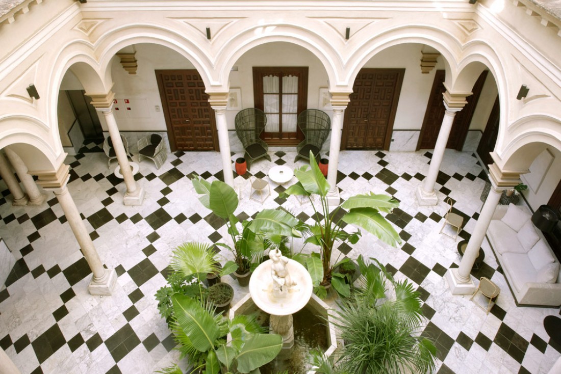 Le charmant patio, au coeur du Palacio © Palacio de Villapanés