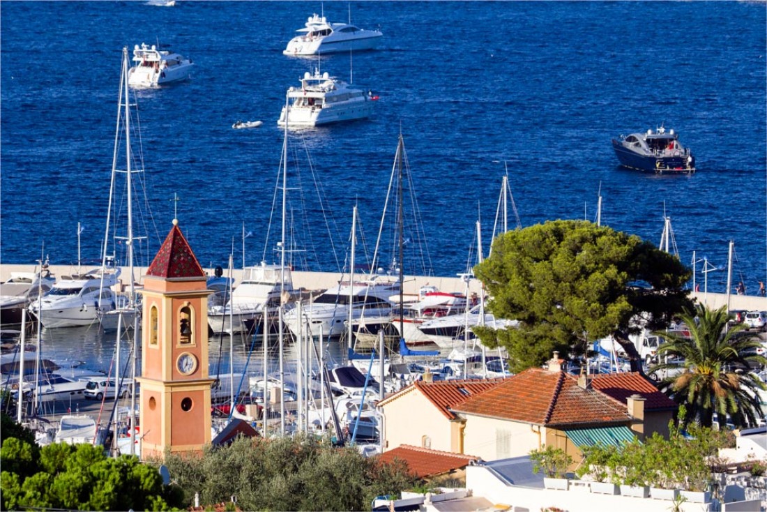 Le port de Saint-Jean, centre névralgique du village de Saint-Jean-Cap-Ferrat © OT Saint-Jean-Cap-Ferrat