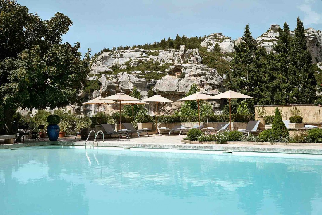 Plongée dans les paysages des Baux-de-Provence à Baumanière © L. Parrault