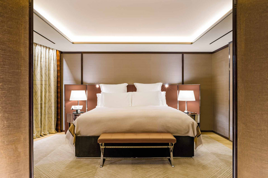 Décor élégant dans une chambre © Bulgari Hotels & Resorts