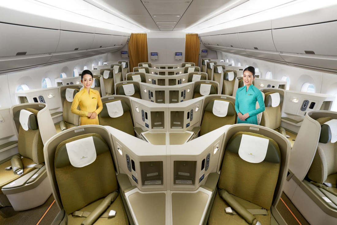Business Class Airbus 350 Vietnam Airlines © DR