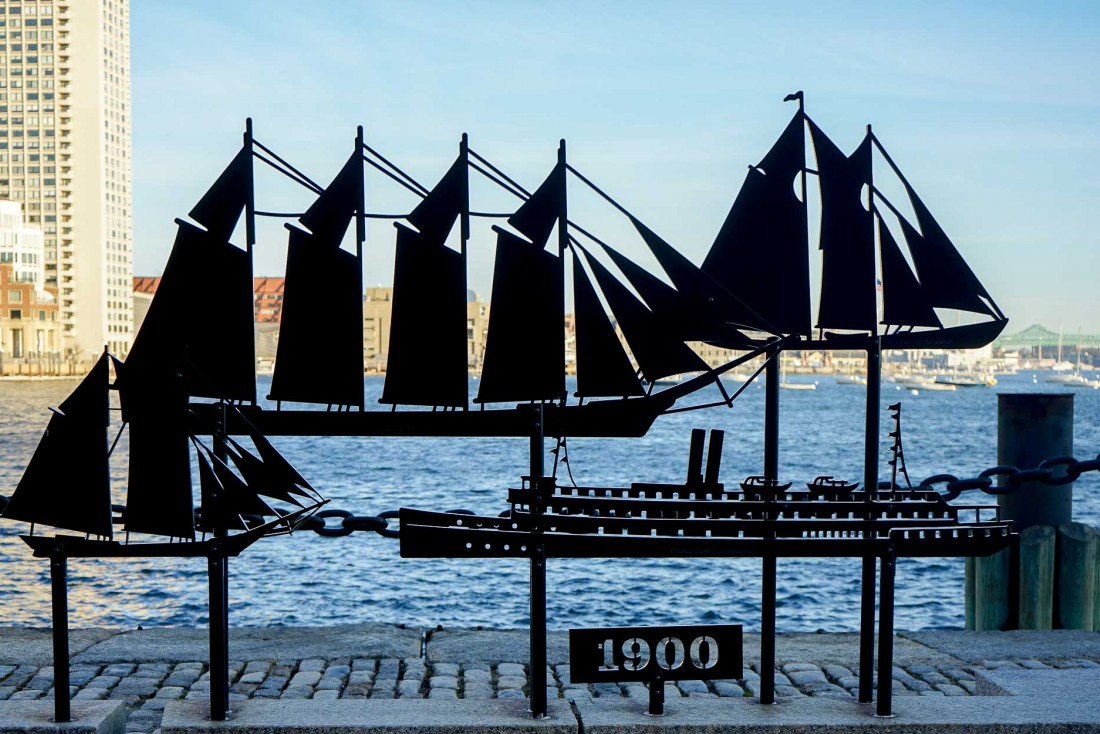 L'histoire maritime de Boston est omniprésente, notamment dans Fan Pier Park © YONDER.fr