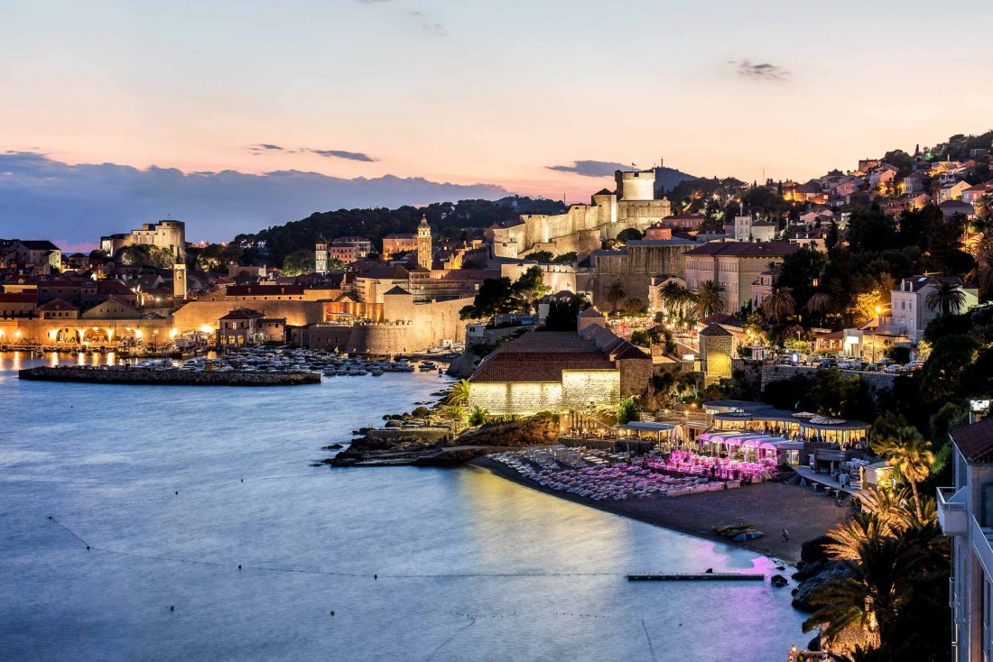Dubrovnik, la perle de l’Adriatique, au crépuscule © DR
