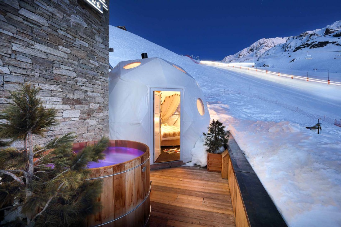 Des igloos ont également été conçus, renforçant la sensation d'isolement © Gérard Cottet