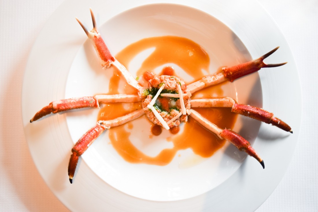 Le produit au coeur de la cuisine de Guy Savoy : ici l'araignée de mer © Yonder.fr