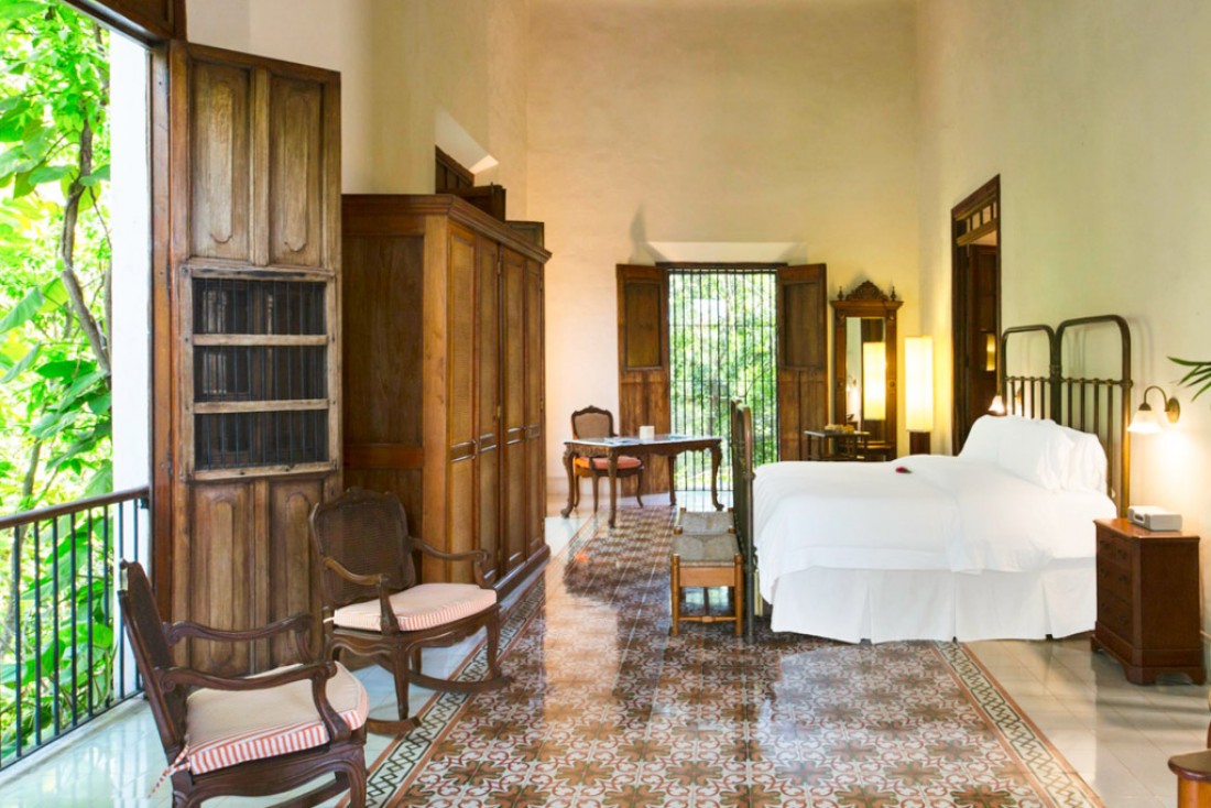 L'ancienne chambre des propriétaires a été transformée en suite présidentielle  © Luxury Collection / Starwood