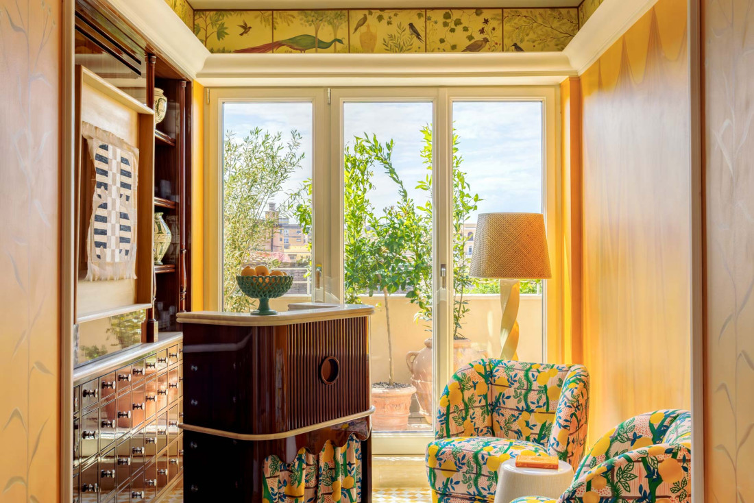 Casa Monti, l'un des plus beaux hôtels de Rome © Jérôme Galland