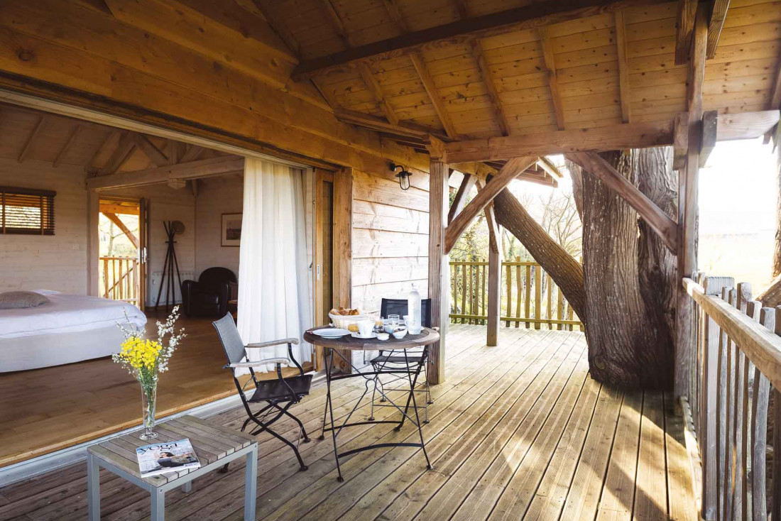 La Grée des Landes, éco-hôtel spa romantique par Yves Rocher © Emmanuel Berthier