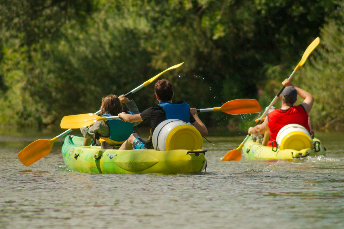 Descente en canoë vers Jussey © S. Dromard