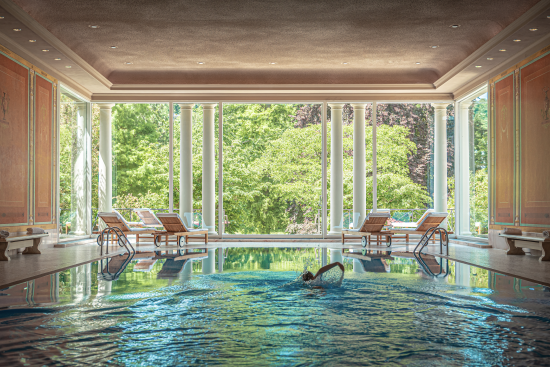 La piscine de l'hôtel © Brenners Park Hotel & Spa