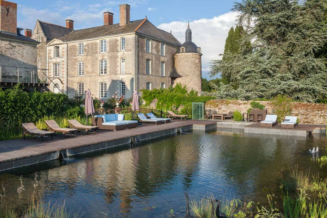 Certaines parties du Château de l'Épinay dans le Val de Loire remontent au XVe siècle © DR