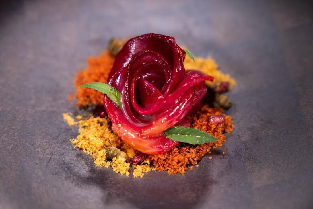 Betteraves au sel, agrumes et cardamome © Héritages 