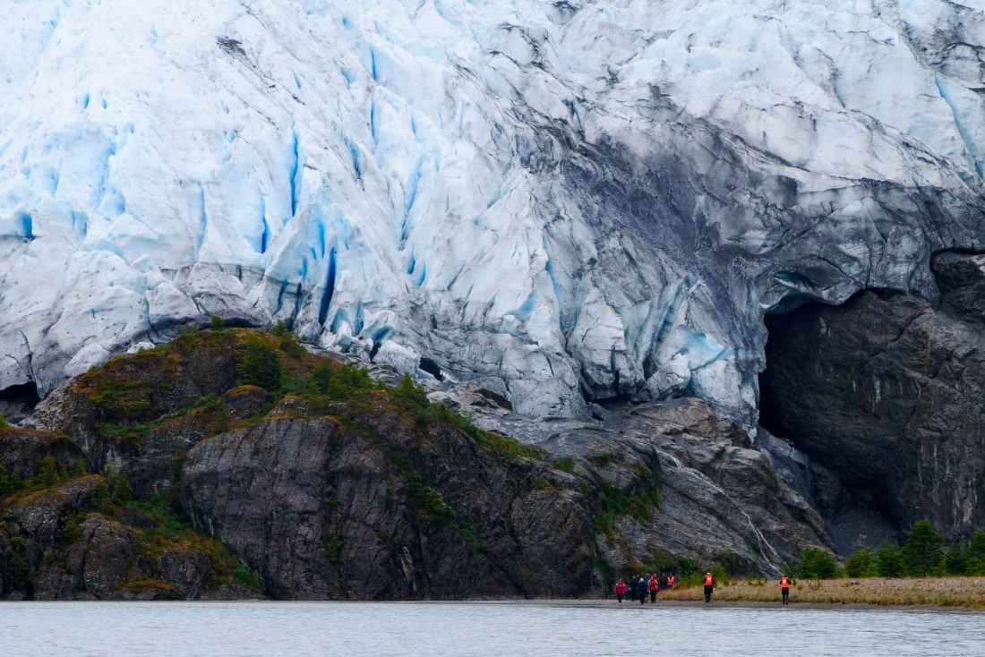 Au pied du glacier Pia © Sébastian Larrain