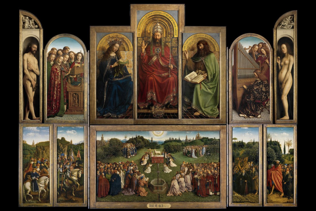 L'Agneau mystique des frères Van Eyck, l'un des plus grands chefs d'oeuvre de l'histoire de la peinture, à découvrir à Gand © VisitGent