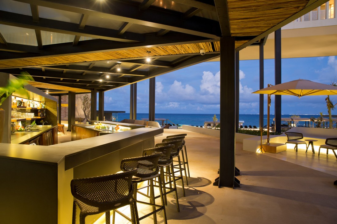 Spécificité de l'hôtel, son architecture ouverte © Grand Hyatt Playa del Carmen