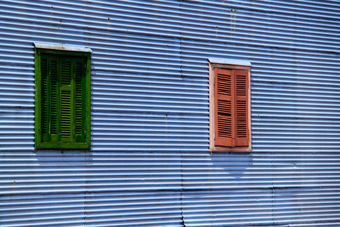 Fenêtres colorées – Quartier de la Boca | © Cédric Aubert