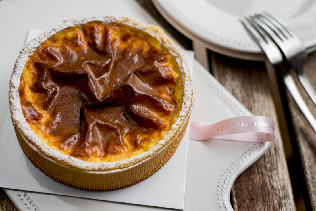 Le flan de Quentin Lechat au Royal Monceau, sélectionné par François Blanc (@omnomnom.fr) © Roméo Balancourt