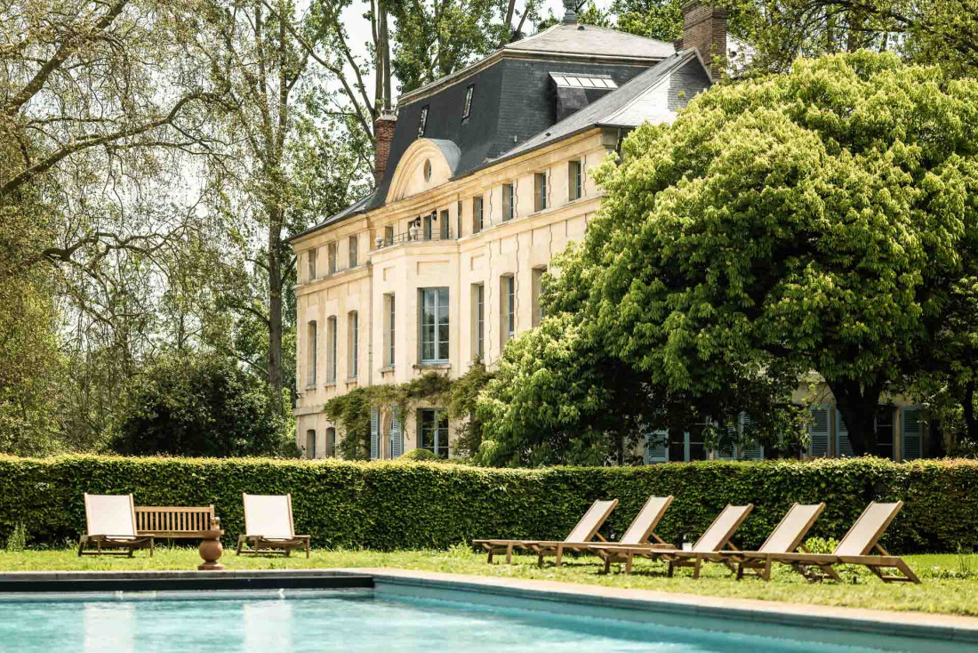 Le Domaine de Primard, inauguré en juin 2021, est sans aucun doute l'un des plus beaux hôtels proches de Paris © Benoit Linero