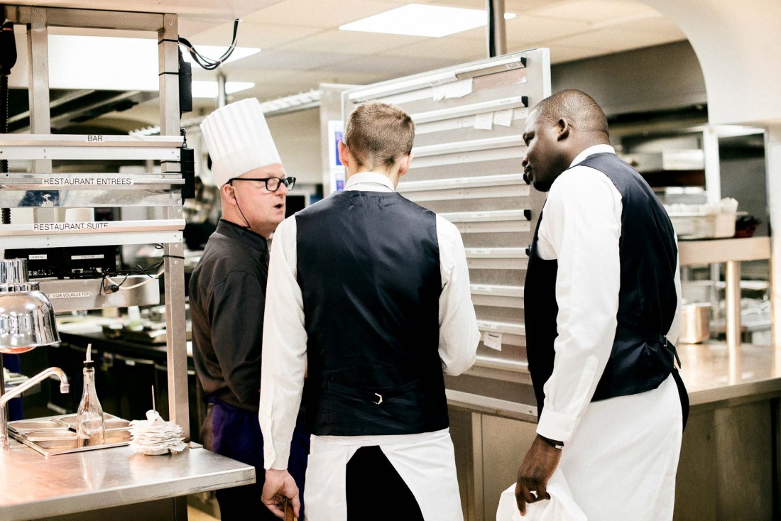 Dans les vastes cuisines du Train Bleu © Pierre Lucet Penato