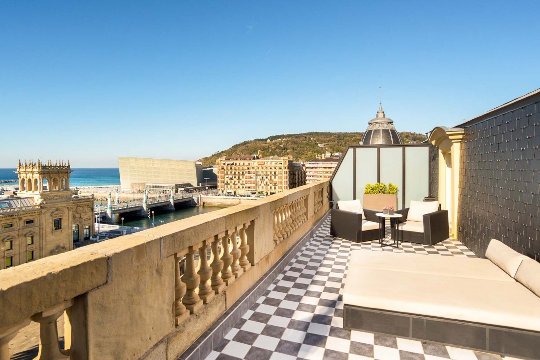 Suite Terrasse, au dernier étage de l'hôtel © Hotel Maria Cristina