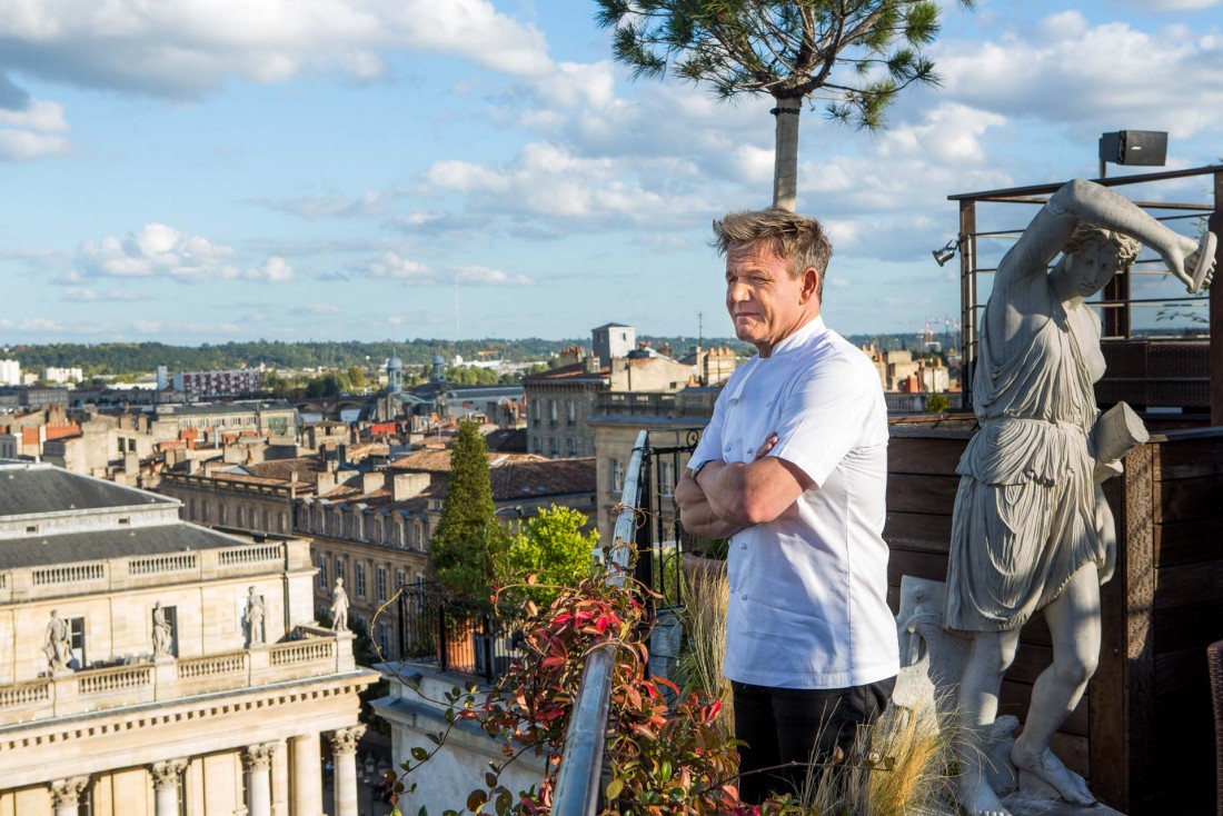 Le légendaire chef britannique Gordon Ramsay supervise la restauration de l'hôtel © Julien Faure