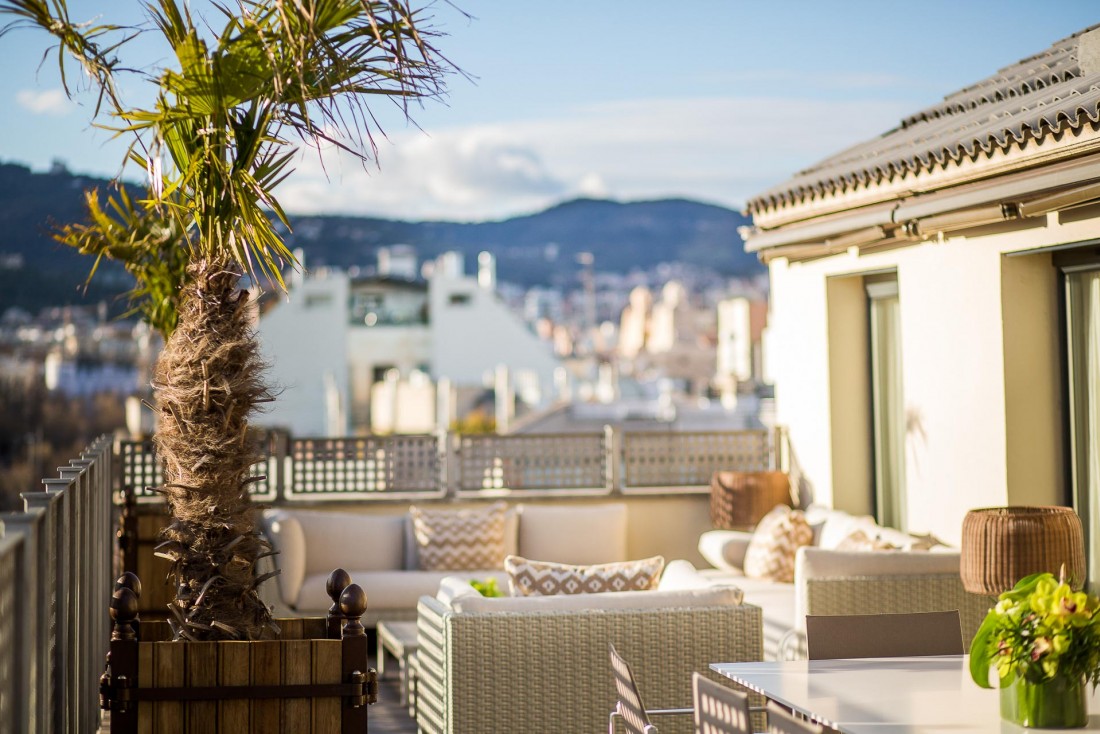 Majestic Hotel & Spa Barcelona - La terrasse privée du Royal Penthouse © DR