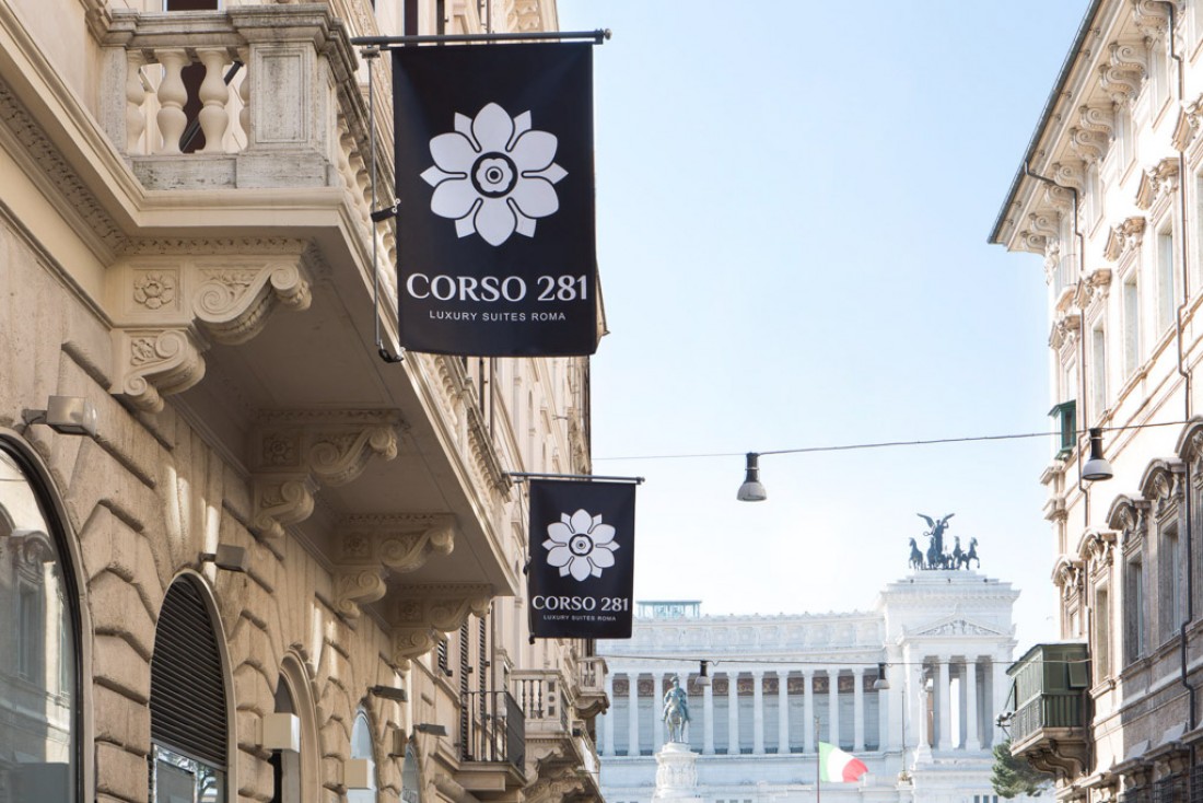 Corso 281 est à deux minutes à pied de la Piazza Venezia et du Monument à Victor-Emmanuel II © Corso 281