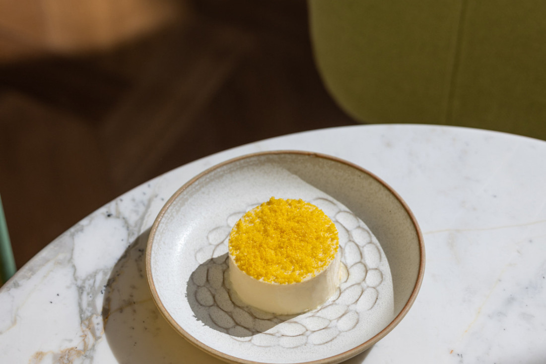 Golden Poppy, flan poutargue ® Maki Manoukian