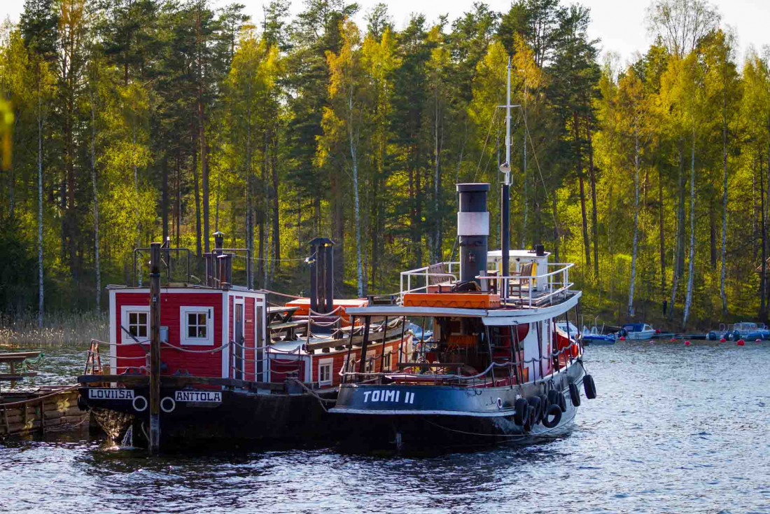 Un bateau à vapeur près de Mikkeli © Visit Mikkeli