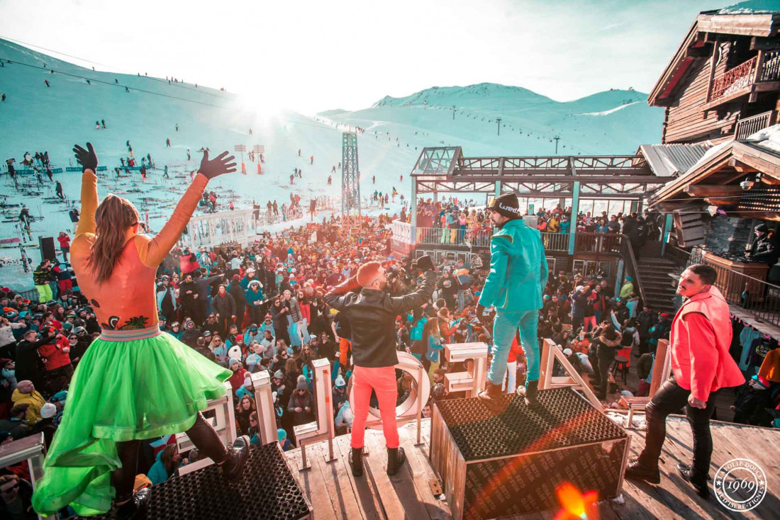 Clubbing à la Folie Douce Val d'Isère © La Folie Douce