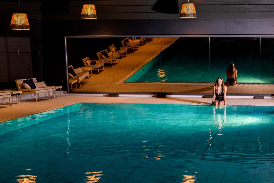 L'hôtel dispose d'un vaste espace bien-être, doté d'une piscine intérieure © Alpimages