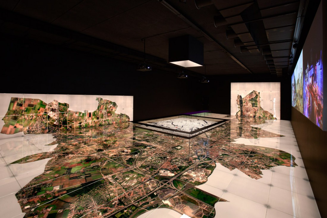 À l'intérieur du STAM, une salle ultra moderne pour découvrir la ville vue de haut © VisitGent