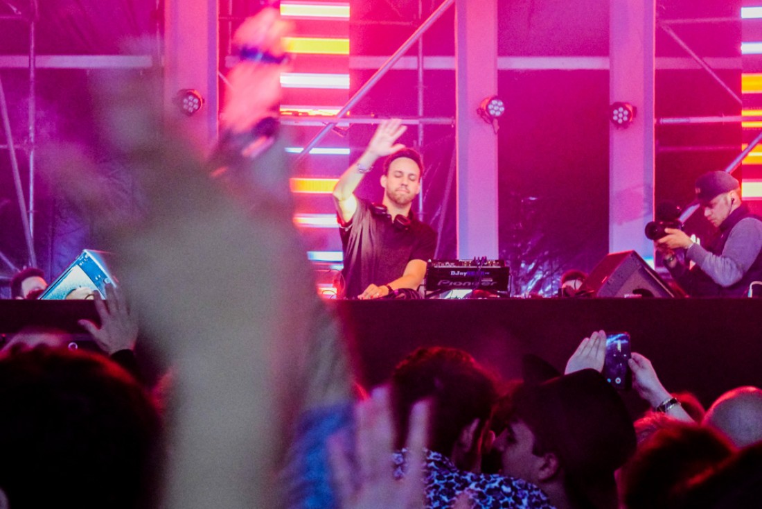 Maceo Plex devant son public © Yonder.fr