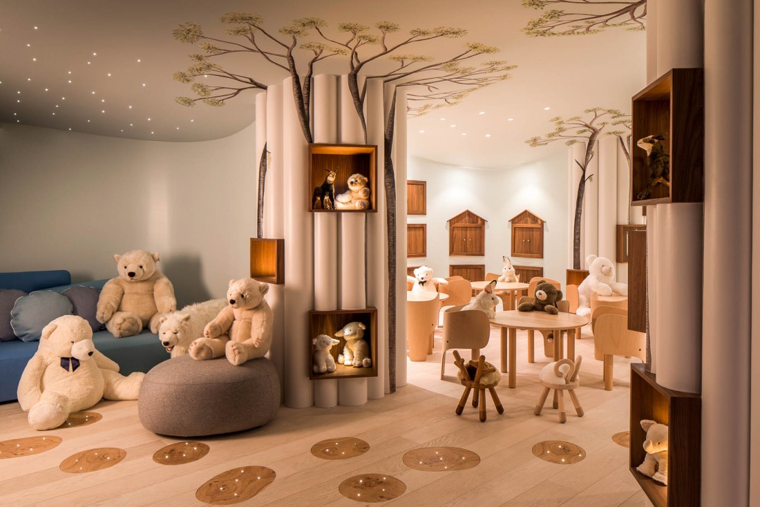 Le Royaume des Enfants accueille les enfants de 3 à 11 ans, dans un univers qui évoque la nature © Four Seasons