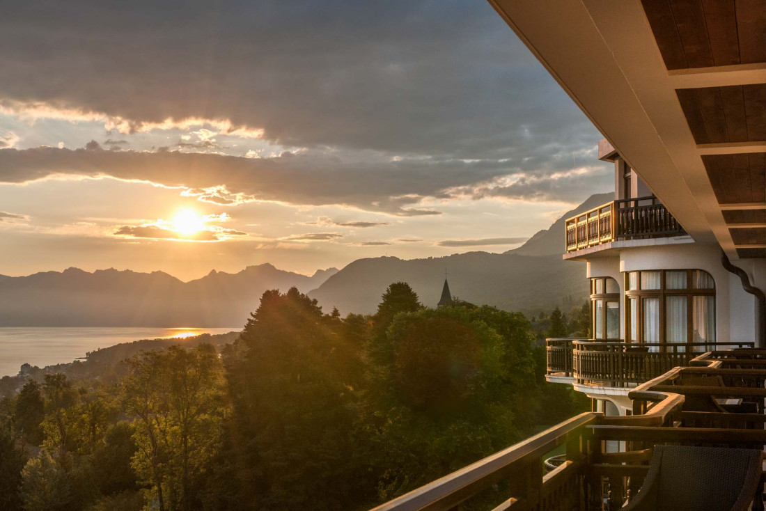 Vue sur le lac Léman © Bernard Touillon