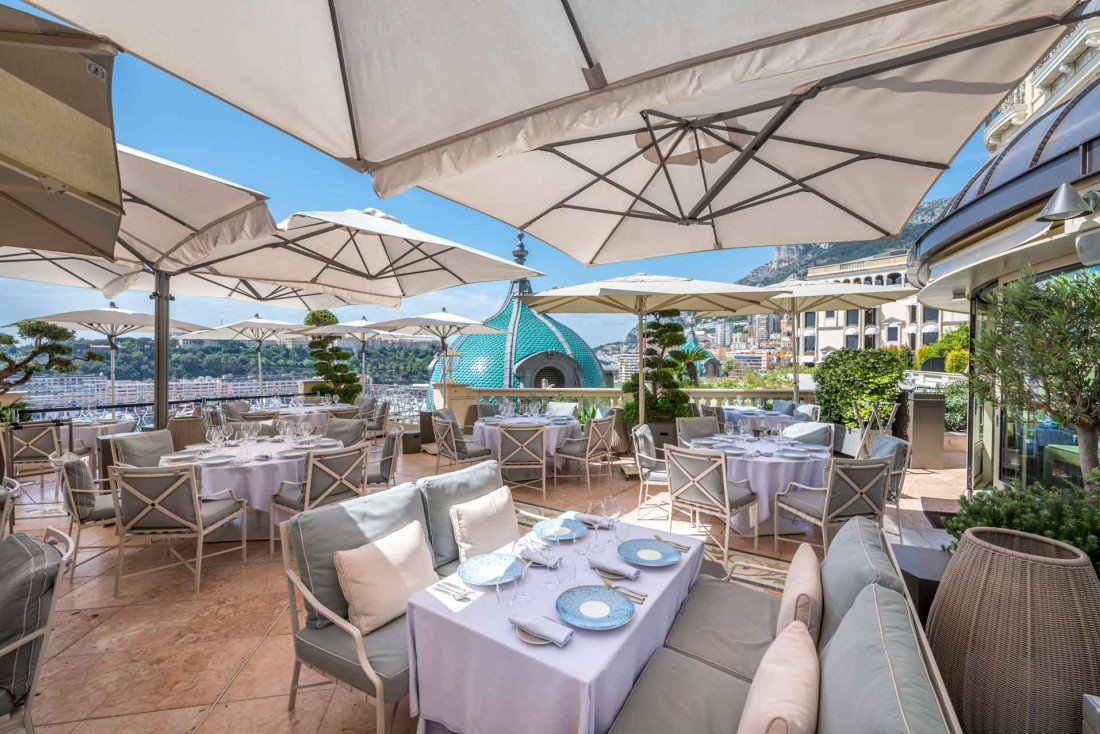 Pavyllon Monte-Carlo à l'Hôtel Hermitage, un restaurant de Yannick Alléno © Yann Sasportas - MONTE-CARLO Société des Bains de Mer 