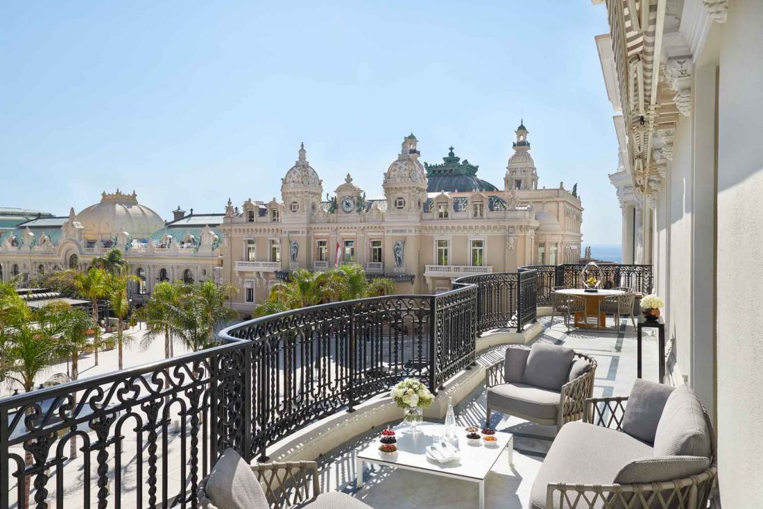 Vue depuis la Diamond Suite de l’Hôtel de Paris © Monte-Carlo Société des Bains de Mer