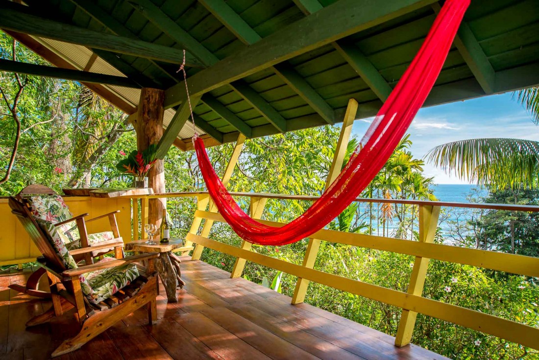 Chambre avec vue au Tiskita Jungle Lodge, l'un des plus beaux écolodges du Costa Rica © DR