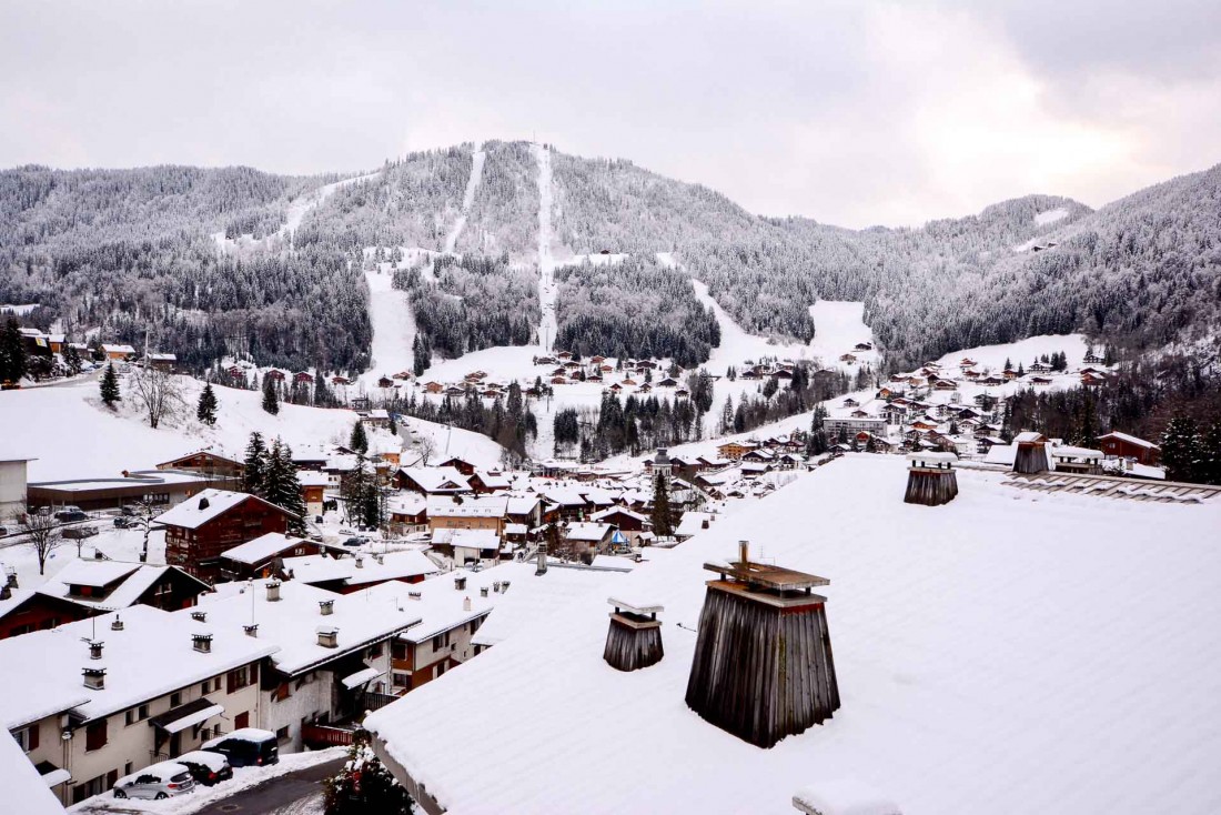 Vue sur La Clusaz depuis le St-Alban Hôtel & Spa © Emmanuel Laveran