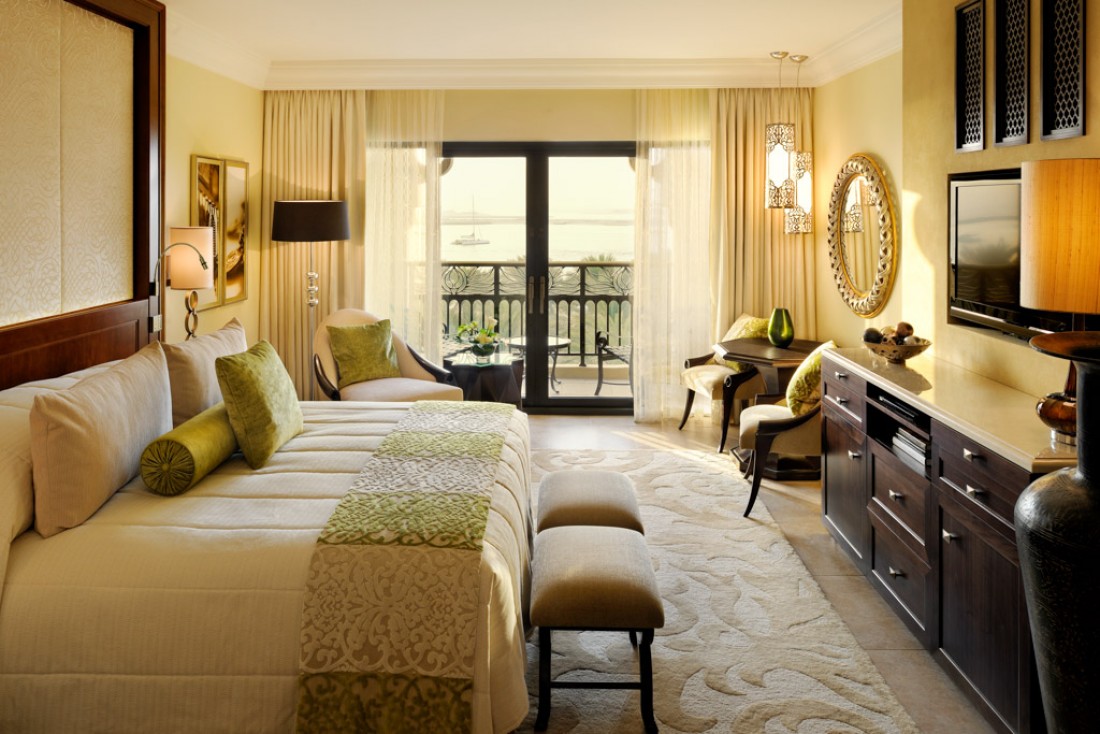 Toutes les chambres sont aussi luxueuses que spacieuses. Ici, une chambre du Palace © One&Only