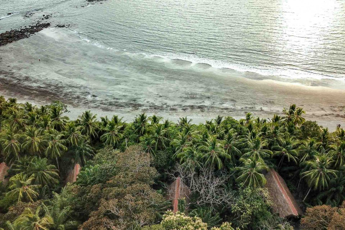 Seuls quelques bungalows discrets peuplent Isla Palenque, destination confidentielle et sauvage au Panama © DR