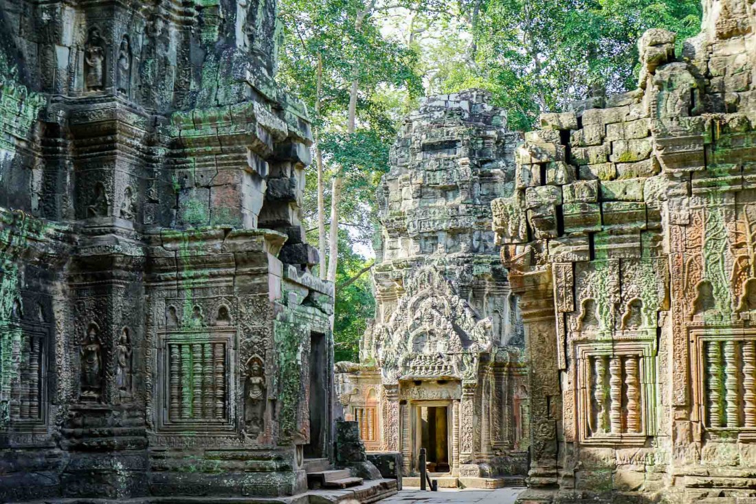 Découverte merveilleuse au petit matin des temples d'Angkor © YONDER.fr