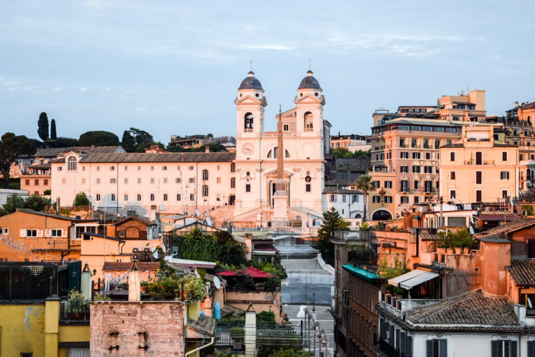 Vue sur Rome depuis la terrasse du Portrait Roma © Yonder.fr