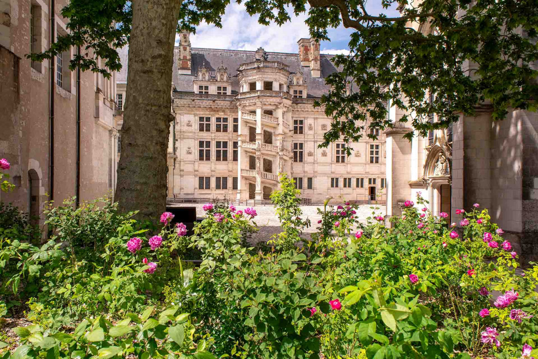 Le château royal de Blois abrite des jardins refaits à neuf © N. Wietrich