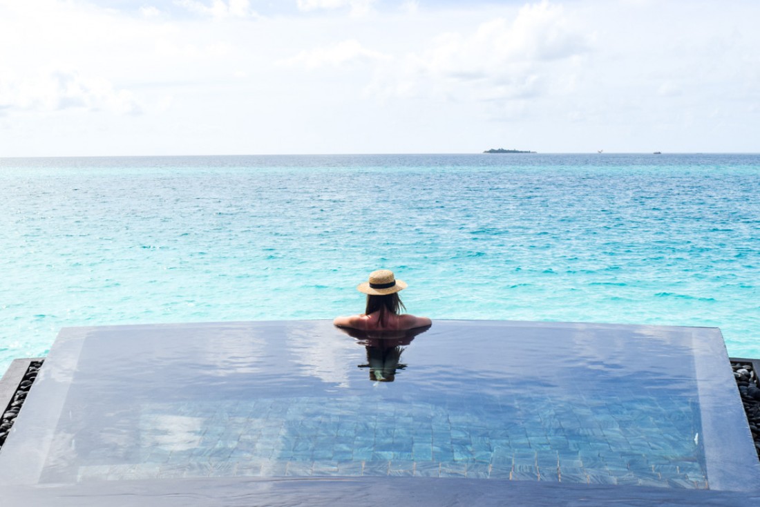 Chaque Water Villa dispose d'une piscine privative avc vue sur l'océan © Yonder.fr