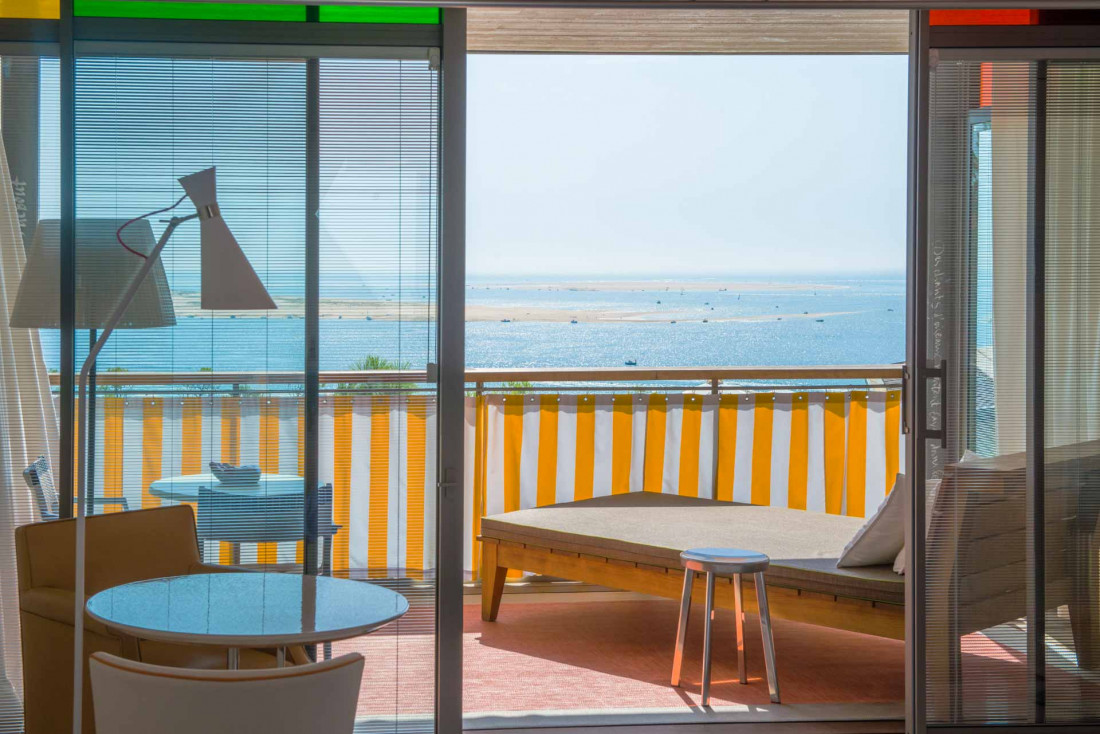 L'hôtel La Co(o)rniche offre une vue à couper le souffle sur la pointe du Cap Ferret © DR
