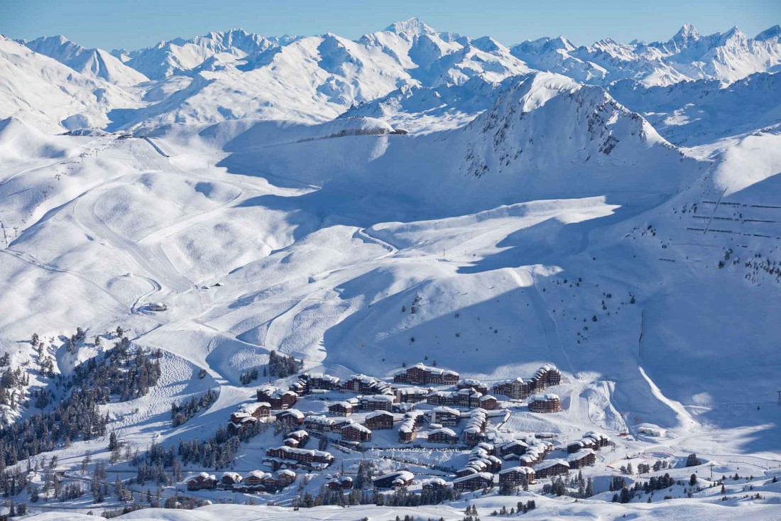 Ici, le site de Belle Plagne, à 2,050 m d'altitude © P. Augier