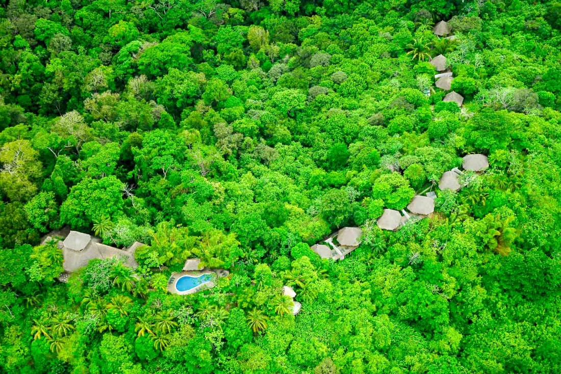 Avec ses bungalows disséminés dans la jungle, le Lap Rios Lodge est l'une des adresses pionnières en termes d'écotourisme au Costa Rica © DR 