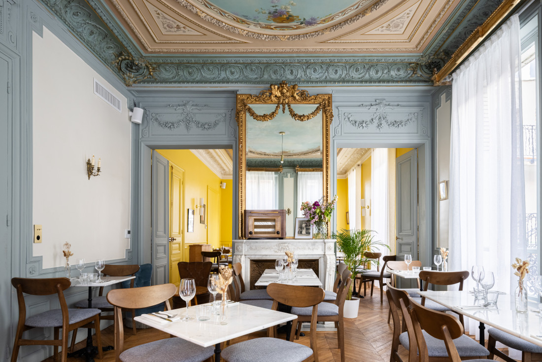 L'hôtel restaurant Le Charmant à Saint-Ouen © David Duchon-Doris