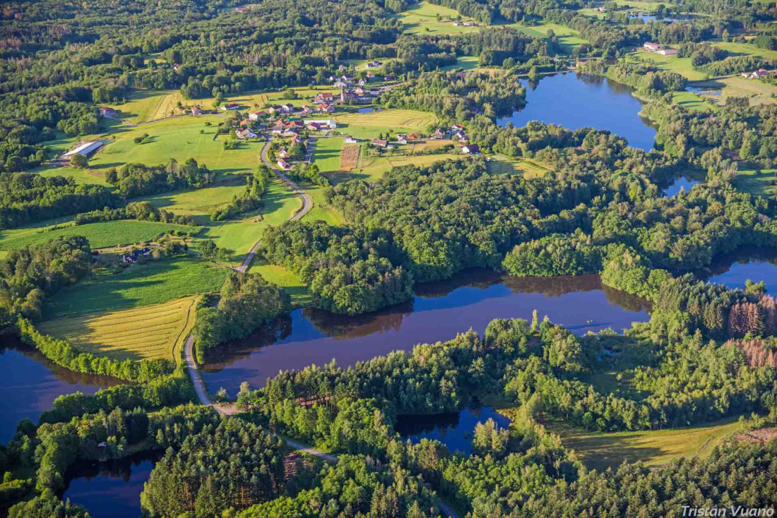 Les 1000 Etangs vus du ciel © Tristan Vuano